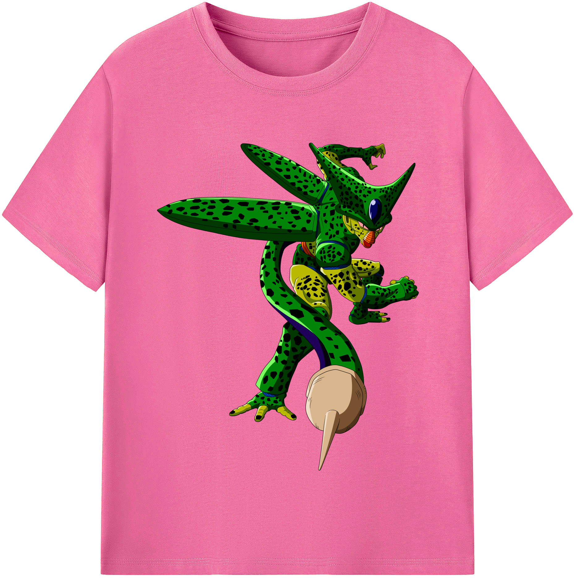 （画像用） ドラゴンボール セル DRAGON BALL Cell レディースカジュアルプリントTシャツ（綿100％）